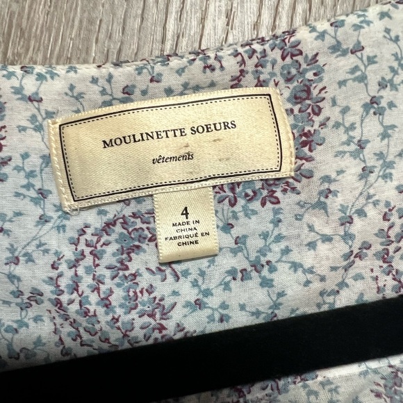 Anthropologie Moulinette Soeurs Beautiful Top with tie- 4 - Picture 8 of 8